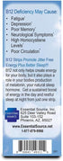 Vitamin B12 Strips, Energy Supplement with 2000 mcg Methylcobalamin, B6, Folate & Biotin, 5 Day Supply