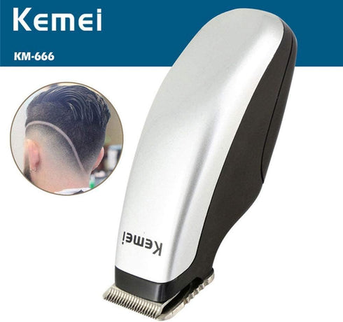 KEMEI Mini Clippers Trimmer Groomer, Cordless Self-Haircut Kit with Stainless Steel Styling Shears
