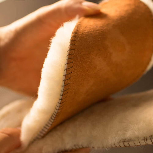 Men's Sheepskin Insoles, Super Thick Premium Shoe Insoles, Durable & Extra Fluffy, Men US 13 B(M)