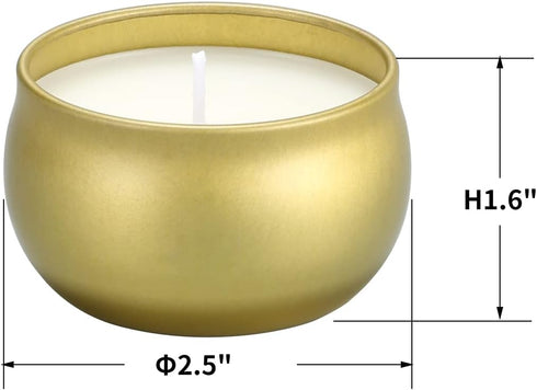 qinxiang Set,16 Pack 2.5 OZ Scented Candles Gifts Natural Soy Wax Travel Tin Jar Candles for Aromatherapy Candles