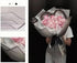 20 Pcs Waterproof Flower Wrapping Paper, Silver Border 23x23 Inch for Valentine's Day, DIY Crafts, Gift Packaging