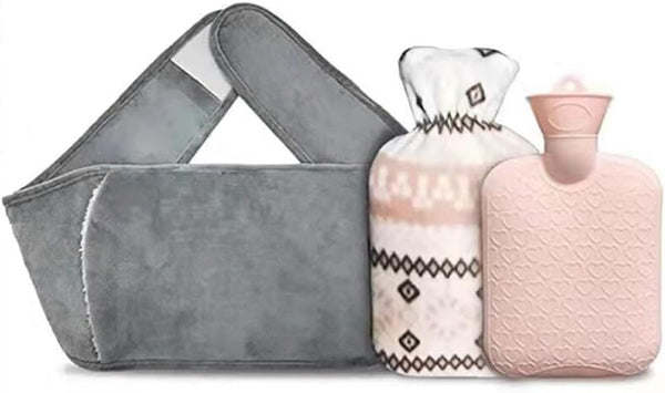 HZACHYX hot Water Bag, hot Water Bottle, Rubber Warm Water Bag with Soft