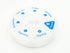 xjs XZC Round Shaped Clear Hard Plastic 7 Day Drug Organizer Pill Box