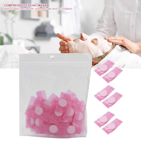 YUYTE Portable DIY Compressed Facial Sheet, Individually Wrapped Paper for Face Skin Care