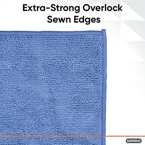 Superio Extra Large Microfiber Squeegee Towel Miracle Cloth 20 x 30 for Streak Free Cleaning in House, Kitchen, Bathroom