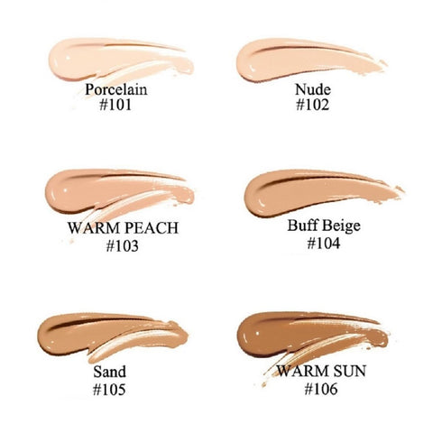 PHOERA Foundation 106 Warm Sun Makeup - 2 Pack Full Coverage Foundation for Women and Girls