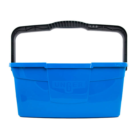 Unger Professional 3 Gallon Bucket, Compact Cleaning Bucket with Comfort-Grip Handle and 2 Pour Spouts