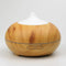 Aroma Diffuser, Humidifier & Lamp- Wooden design Round
