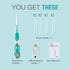 Vekkia Sonic Rechargeable Kids Electric Toothbrush - 3 Modes, 24000 Strokes, IPX7 Waterproof, 2-Min Timer