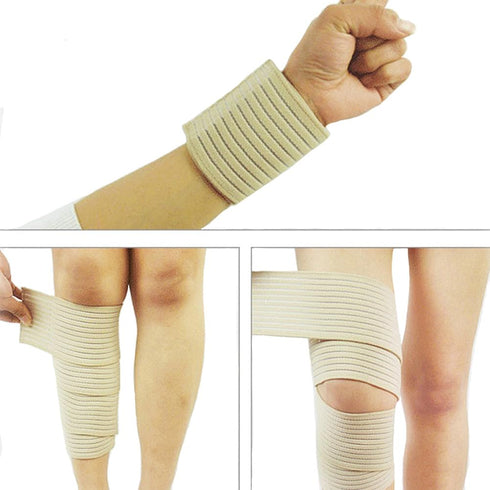 Thigh Compression Bandage Brace Wrap for Men and Women - Adjustable Breathable Support for Knee and Calf Pain Relief