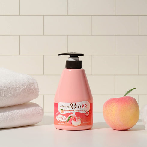 WELCOS KWAILNARA Milk Body Lotion 560 g / 19.75 oz (Peach Milk)