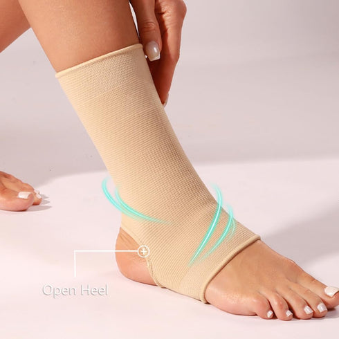 WrtmyR 2 Pack Ankle Brace Compression Sleeve, Ankle Wrap & Ankle Support for Women & Men, Ankle Compression Sock