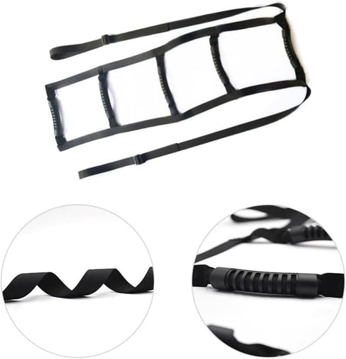 ZHDLdpUS Bed Ladder Assist, Pull Up & Sit Up Assist Device Bed Rope Ladder Helper Sit Up Hoist Mobility & Daily Living