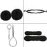 Moor 73 pcs Hair Braiding Tool with Brown Hair Wig Bun, Hair Styling Accessories, Magic Bun Maker Kit for Women, Kids