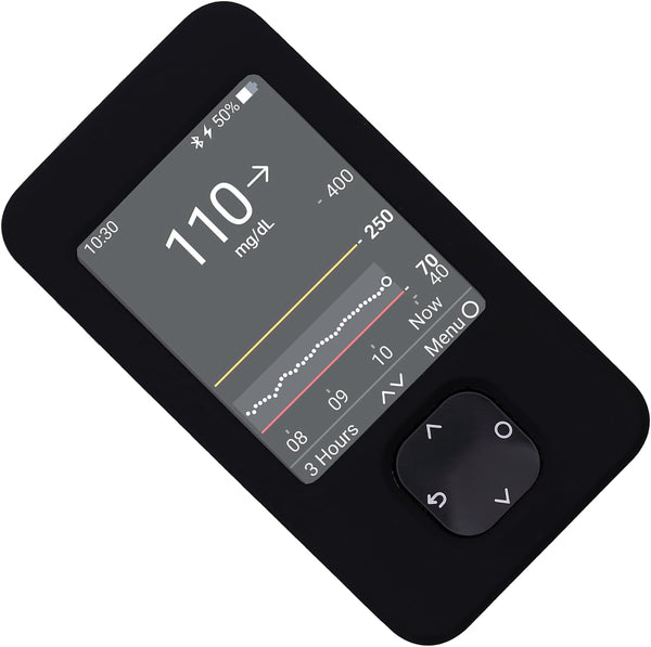Silicone Case for Dexcom G7 & G6 Receiver (Black)