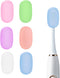HEBEILF 6 Pcs Toothbrush Covers Toothbrush Covers CapsReplaceable Electric Toothbrush Head Cover Silicone