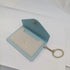 Light Blue PU Leather Birth Control Pill Case & Medicine Wallet