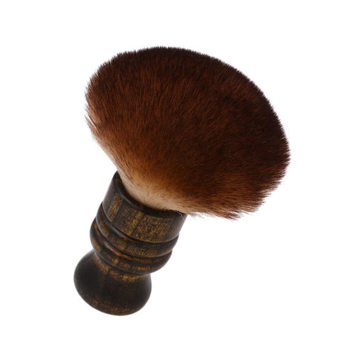 Large Neck Duster Brush, Anself Soft Barber Face Cleaning Hairbrush, Wooden Handle