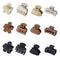 Small Claw Clips for Thin/Medium Thick Hair - 12Pcs 1.5 Inch Mini Matte Tiny Jaw Clips for Women Girls