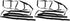 ZZIOLYTHICTRADING 2PCS Bed Sit Up Helper, Nylon Bed Ladder Assist, Four Sections Patient Pull Up Assist Strap