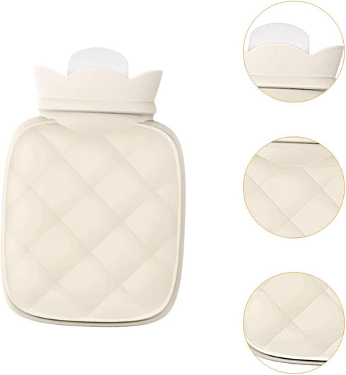 harayaa Hand Warmer Hot Water Pouch Mesh Texture Design Reusable Hot Water Bag Filling Water Bag for Sofa Home Office