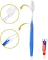 30 Pack Disposable Toothbrushes with Toothpaste, 5 Colors