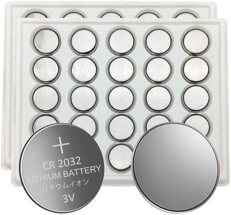 ECR2032 3V Lithium Coin Cell Battery CR2032, 100 Pack