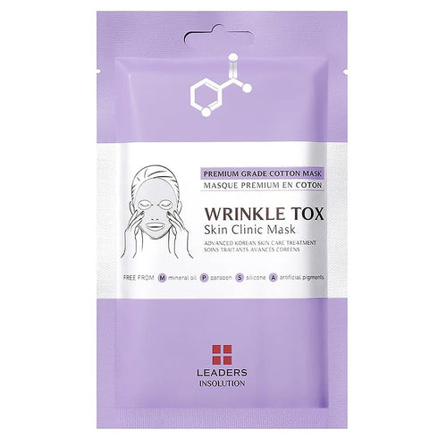 Wrinkle Tox Skin Clinic Mask - Adenosine-Infused Anti-Aging Facial Sheet for Fine Lines and Firmness (5 Sheets)