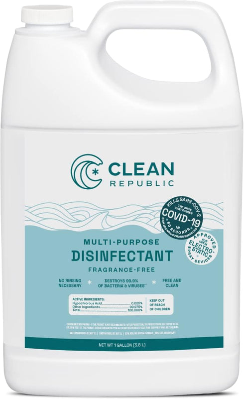 Multi-Purpose Disinfectant Spray, ALL NATURAL, Safe for People, Pets & Plants, 1 Gallon