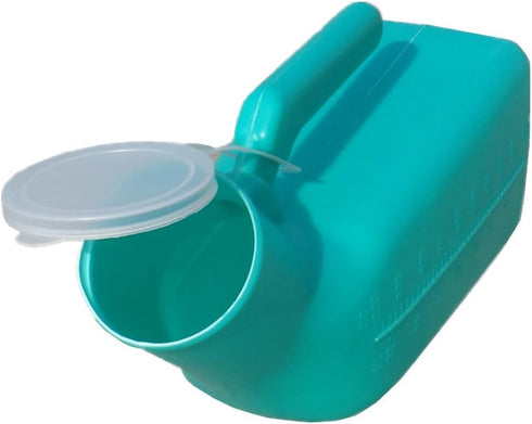 YUMSUM Thick Firm Male Urinal, 32oz./1000mL, Green, 2 Pack