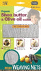 Qfitt Organic Shea Butter & Olive Oil Treated Mesh Weaving Nets, Green