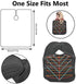 Professional Hair Capes for Dyeing & Haircutting, Oilproof Salon Barber Cape, Anti-static, Black