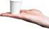 GUSTO 100 Count White Small Paper Cups, 3 oz. Disposable Mini Bathroom Mouthwash Cups - Eco-Friendly and Versatile