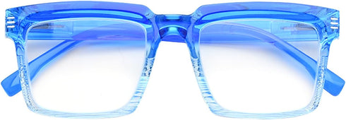 Eyekepper Design Oversized Reading Glasses for Women - Fashionable Readers - Blue +4.00