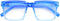 Eyekepper Design Oversized Reading Glasses for Women - Fashionable Readers - Blue +4.00