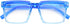 Eyekepper Design Oversized Reading Glasses for Women - Fashionable Readers - Blue +4.00