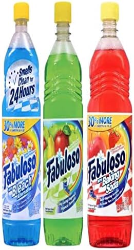 Fabuloso Multi-Purpose Cleaner Liquid, 16.9 fl oz Bottles, Assorted Scents Variety Bundle of 3 Bottles
