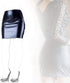 Open Hip Bondage Fetish Lingerie - Slave Spanking Skirt in Black | Erotic Dress for Women