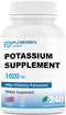 Puregen Labs Potassium Bicarbonate Supplement 1020 mg | Non-GMO | Gluten Free | 240 Vegetarian Capsules Made in USA