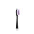 GUM Sonic Powered Toothbrush - Tapered Bristles Clean Below The Gumline, Bundle, Black, 1 Handle + 2 Refills