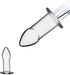 missmall BDSM Hollow Anal Butt Plug Anal Dilator Adult Sex Toys for Couples,Soft