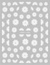 JMEOWIO 12 Sheets Spring White Flower Nail Art Stickers Decals for Summer Nail Design
