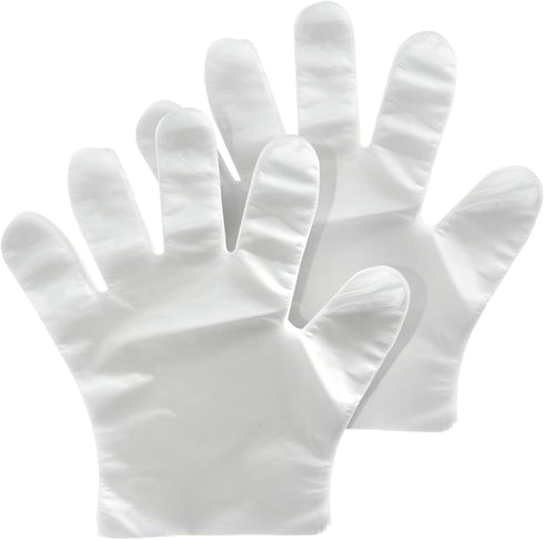 Juvale 100-Pack Disposable Food Safe Gloves for Cooking, Kitchen Prep, and Baking, One Size Fits Most