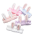 LOVEF 5Pcs Bunny Ear Cosmetic Headband Fluffy Elastic Hairband for Shower, Spa, Party, Facial Mask