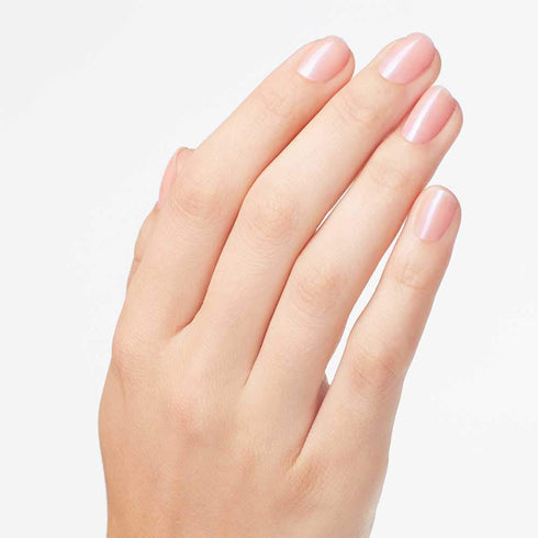 OPI Nail Lacquer Sheer Light Nude Pink Shimmer, Chip Resistant Nail Polish, Vegan, Fast Drying
