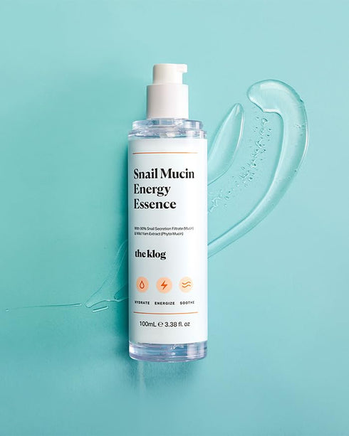 Snail Mucin 90% Energy Essence 3.38 Fl.Oz 100ml, Hydrating Serum for Acne-Prone, Dry, Dehydrated Skin, Cruelty Free Korean Skincare