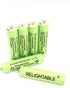 NiMH AA/AAA 600mAh 1.2V Rechargeable Batteries for Solar Lights, Garden Lights, and Remotes (6PCS)