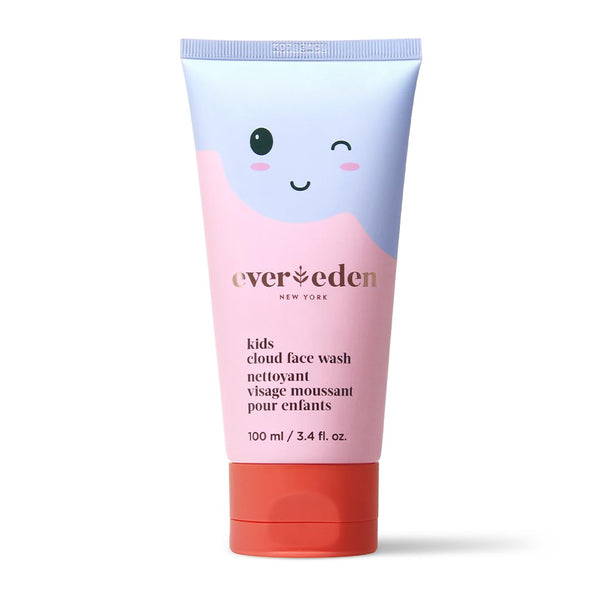 Evereden Kids Cloud Face Wash: Tropical Sorbet, 3.4 fl oz | Fun & Non-toxic Skin Care for Sensitive Kids