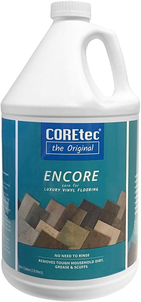 ENCORE 03Z77 Floor Cleaner - Care for Luxury Vinyl Flooring, Ready to Use 1 Gallon Refill