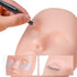 Practice Training Lash Mannequin Head for Make Up and Lash Extension, Soft-Touch Rubber Doll Face Head, Easy to Clean